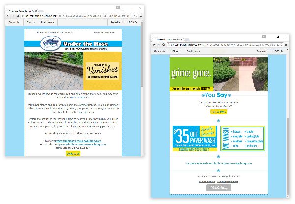Agile Graphics does HTML newsletters